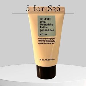 COSRX Oil-Free Ultra Moisturizing Lotion w/ Birch Sap Travel Size .67oz